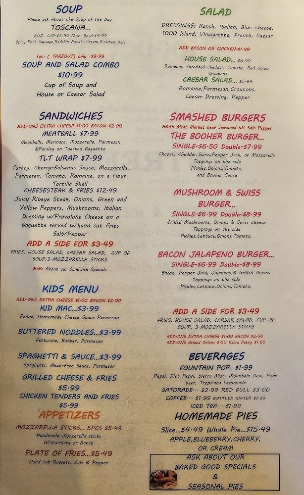 Booher's Fresh Market & Diner Single Booher Burger